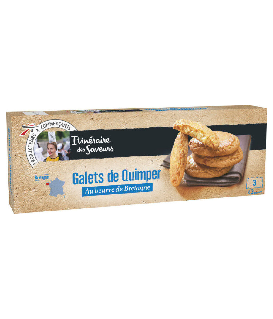 GALETS DE QUIMPER AU BEURRE DE BRETAGNE  CHABRIOR 125G
