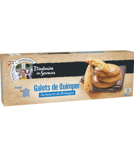 GALETS DE QUIMPER AU BEURRE DE BRETAGNE  CHABRIOR 125G