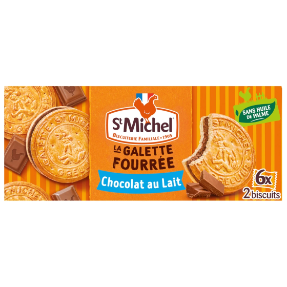 GALETTE FOURREE CHCOLAT AU LAIT ST MICHEL 240G