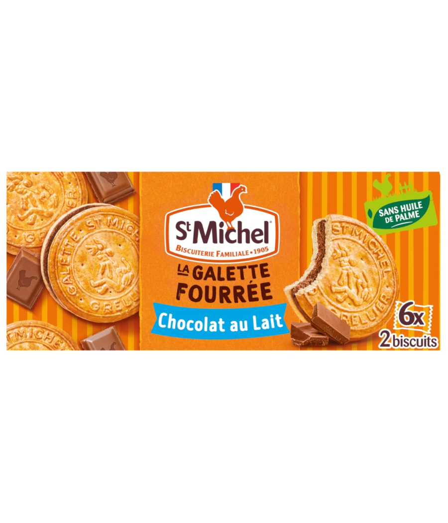 GALETTE FOURREE CHCOLAT AU LAIT ST MICHEL 240G