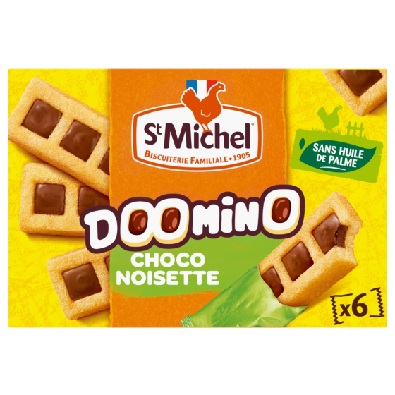 GATEAUX DOOMINO CHOCLAT NOISETTE ST MICHEL  180G