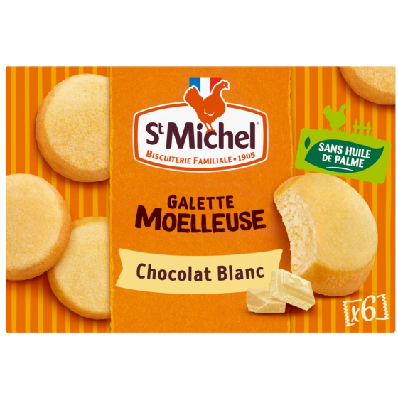 GALETTE FOURREE CHOCOLAT BLANC ST MICHEL  180G