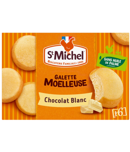 GALETTE FOURREE CHOCOLAT BLANC ST MICHEL  180G