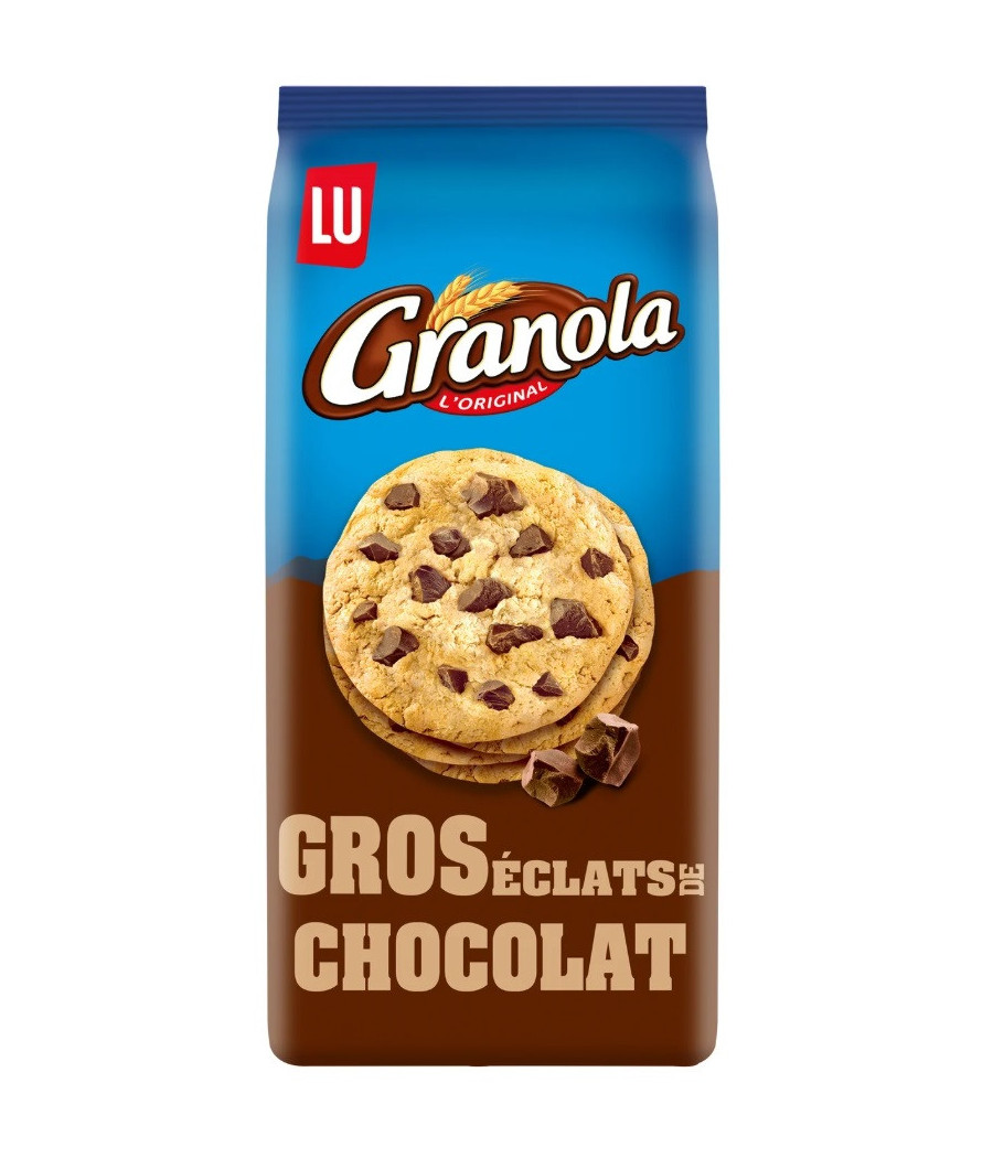 COOKIES GROS ECLATS DE CHOCOLAT GRANOLA LU 184G