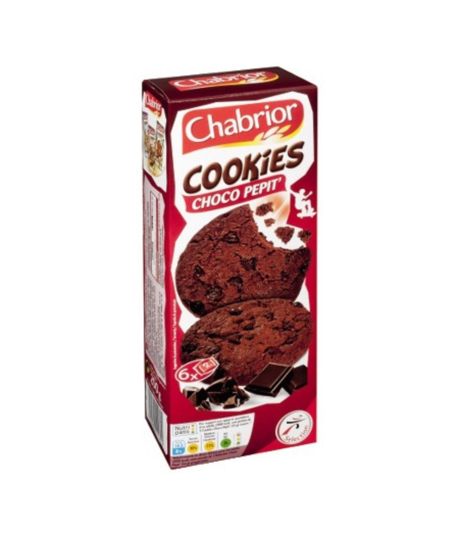 COOKIES CHOCO PEPIT TOUT CHOCOLAT CHABRIOR 200G