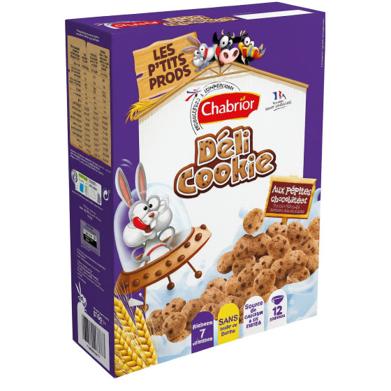 DELI COOKIE LES P'TITS PRODS CHABRIOR 375G