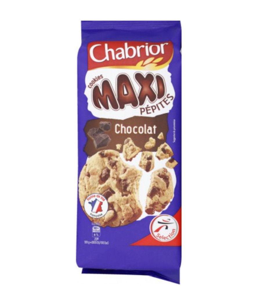 COOKIES MAXI PEPITES CHOCOLAT CHABRIOR 184G
