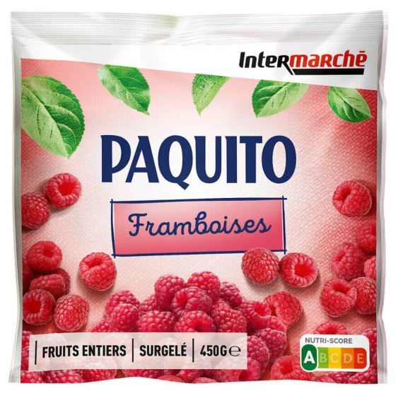FRAMBOISES SURGELEES PAQUITO 450G