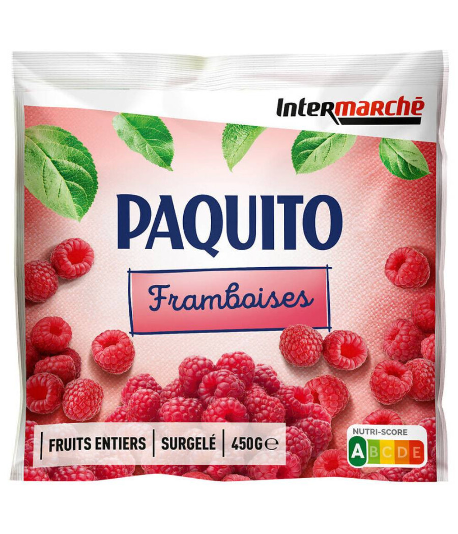 FRAMBOISES SURGELEES PAQUITO 450G