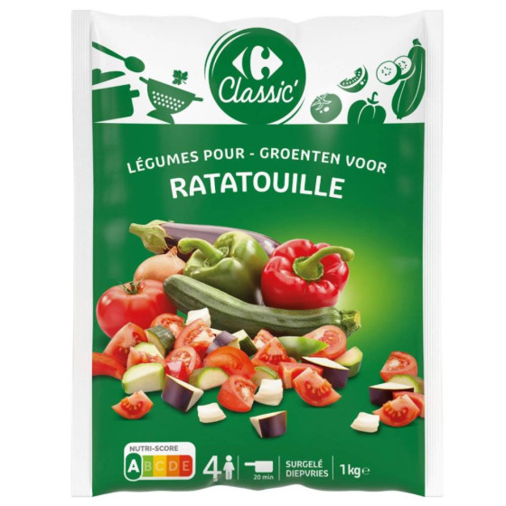 LEGUMES PREPARES RATATOUILLES CARREFOUR CLASSIC' 1KG