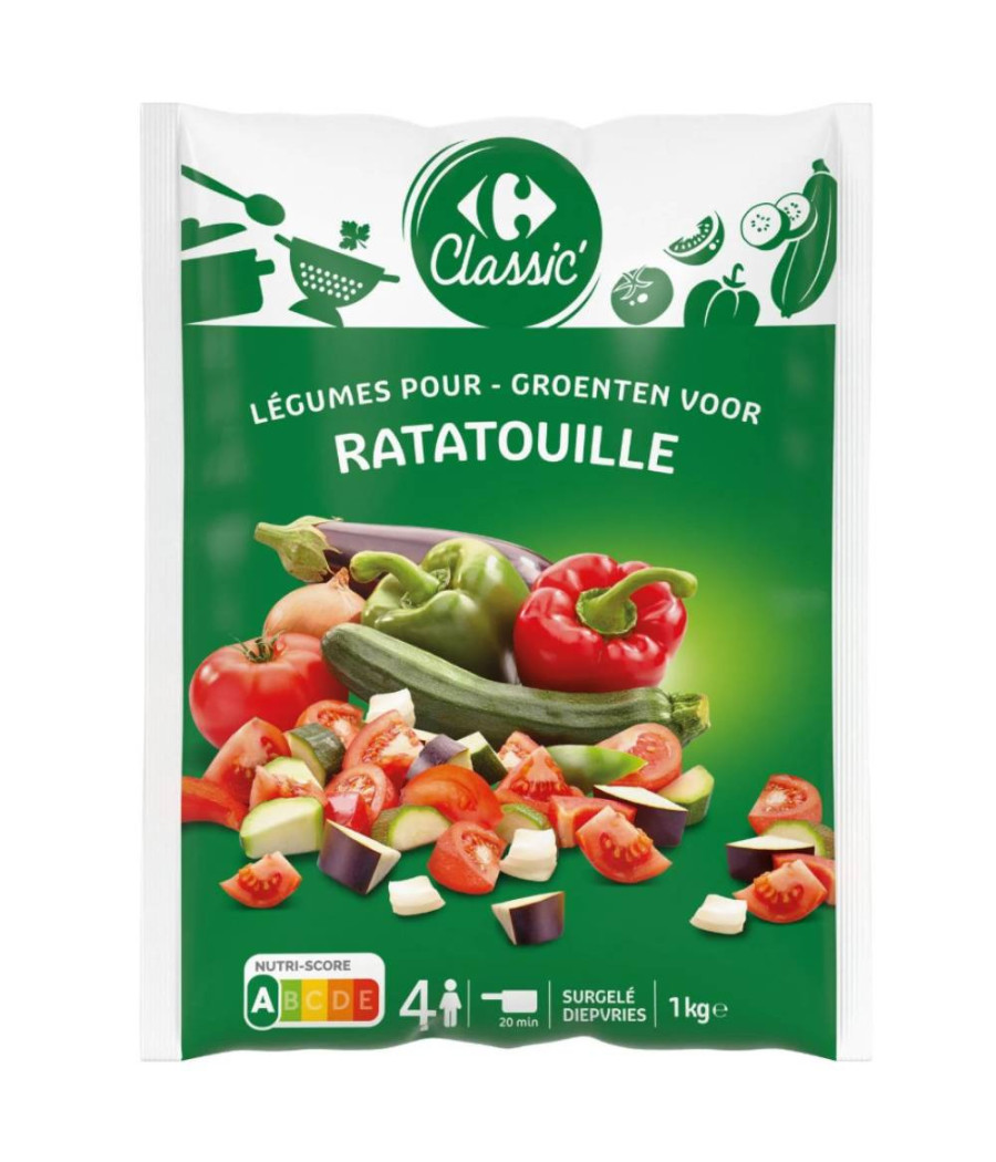 LEGUMES PREPARES RATATOUILLES CARREFOUR CLASSIC' 1KG