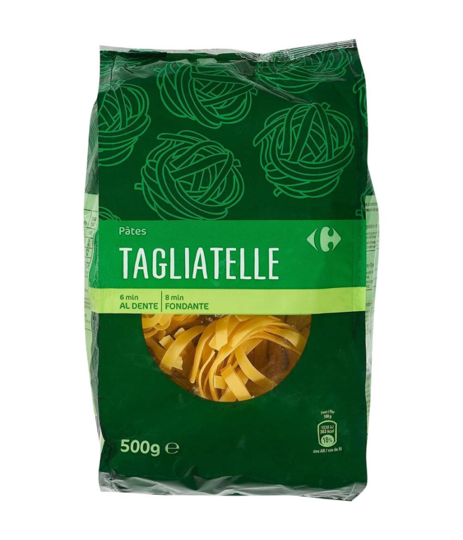 PÂTES TAGLIATELLES CARREFOUR 500G