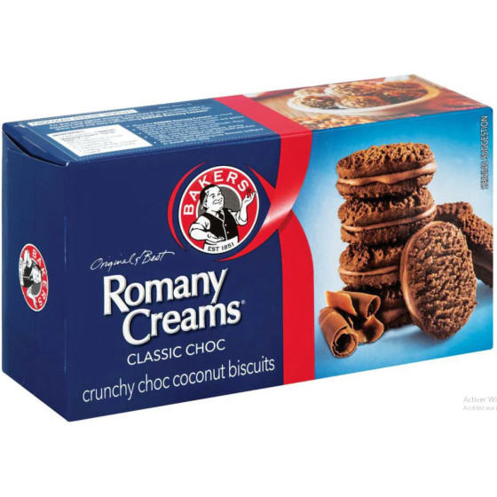 BISCUITS ROMANY CREAMS CLASSIC CHOC BAKERS 200G