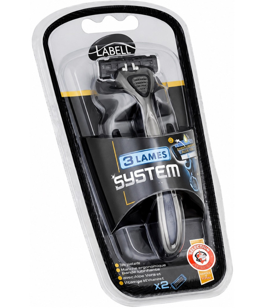 RASOIR LABELL 3 LAMES SYSTEM
