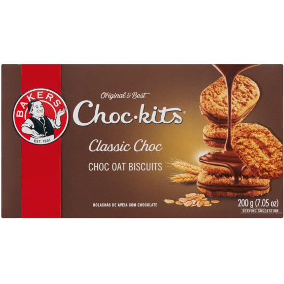 BISCOUNTS CLASSIC CHOC-KITS BAKERS 200G