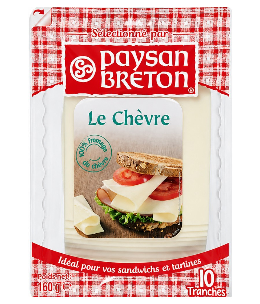 FROMAGE PAYSANS BRETON LE CHÈVRE TRANCHE 160G