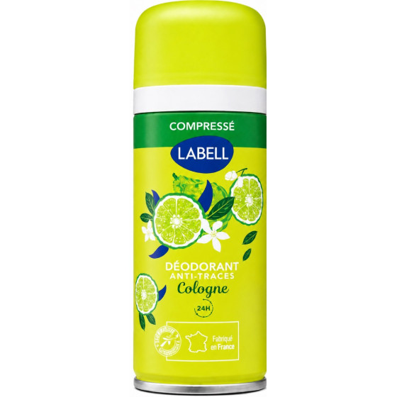 DÉODORANT COMPRESSÉ LABELL COLOGNE ANTI TRACE 100ML