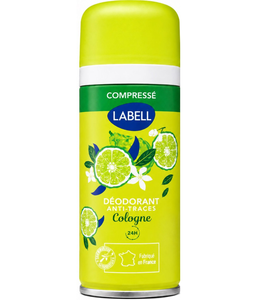 DÉODORANT COMPRESSÉ LABELL COLOGNE ANTI TRACE 100ML