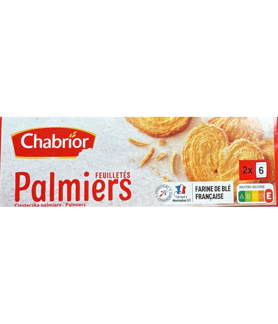FEUILLETES PALMIERS CHABRIOR 100G