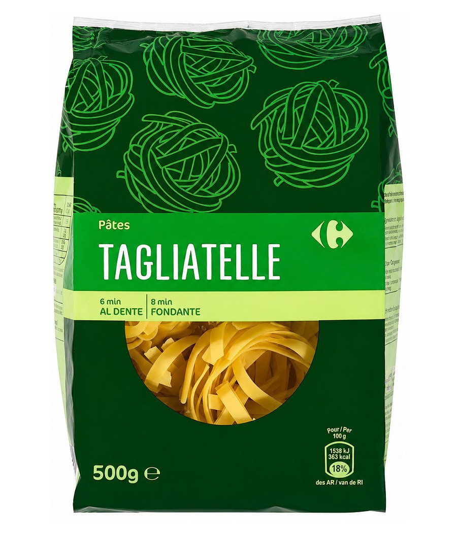 PÂTES CARREFOUR TAGLIATELLES 500G