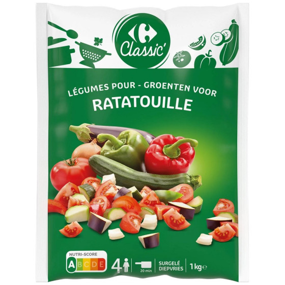 LÉGUMES CARREFOUR CLASSIC RATATOUILLES 1KG