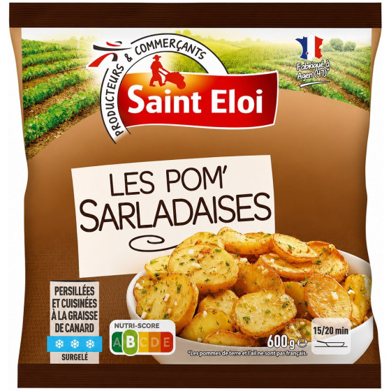 POMMES DE TERRES SARLADAISES SAINT ELOI SURGELÉES 600G