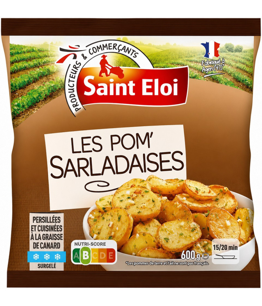 POMMES DE TERRES SARLADAISES SAINT ELOI SURGELÉES 600G
