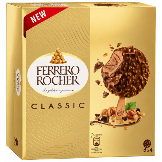 GLÂCES BATONNET FERRERO ROCHER CLASSIC LAIT NOISETTES 200G