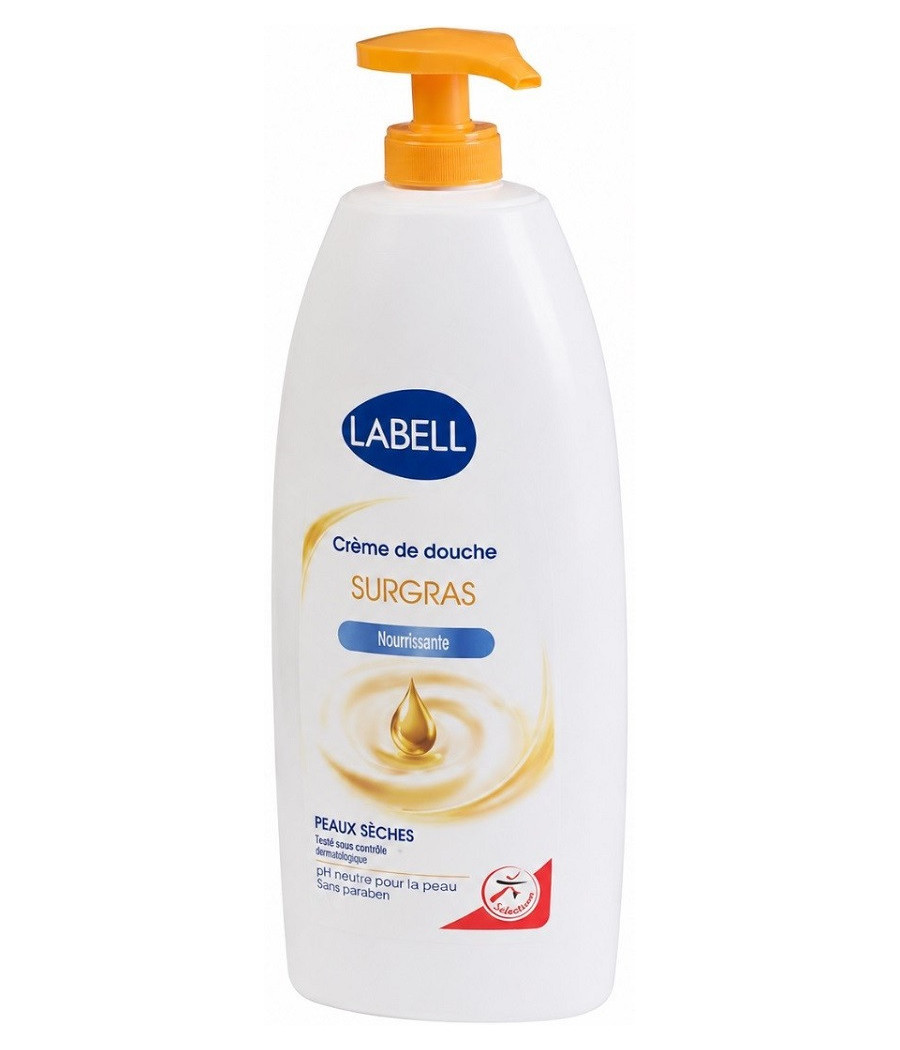 CRÈME DE DOUCHE LABELL SURGRAS PEAUX SÈCHES 750ML