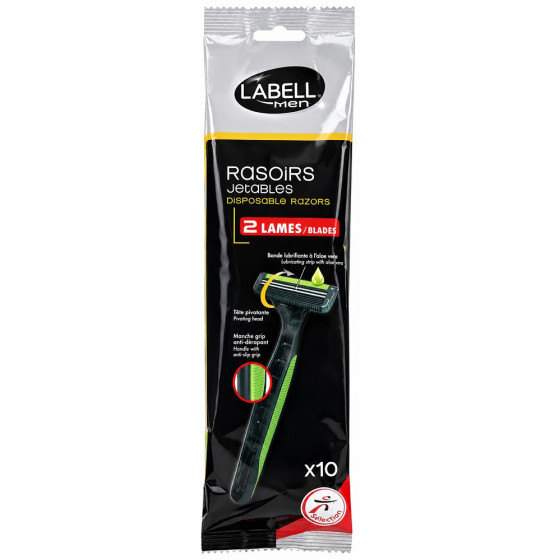 RASOIRS JETABLE LABELL MEN 2 LAMES X10