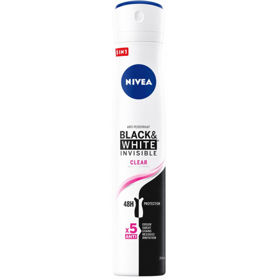 DÉODORANT SPRAY NIVEA BLACK & WHITE ORIGINAL 200ML