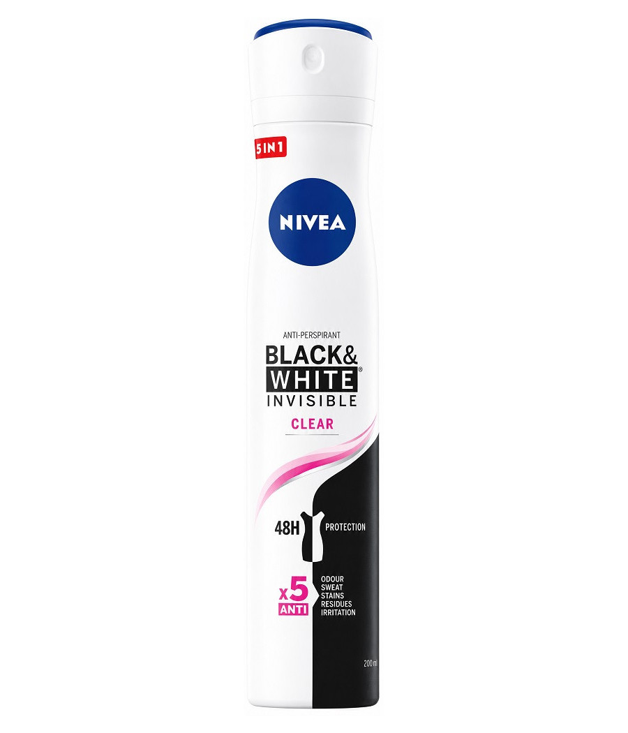 DÉODORANT SPRAY NIVEA BLACK & WHITE ORIGINAL 200ML