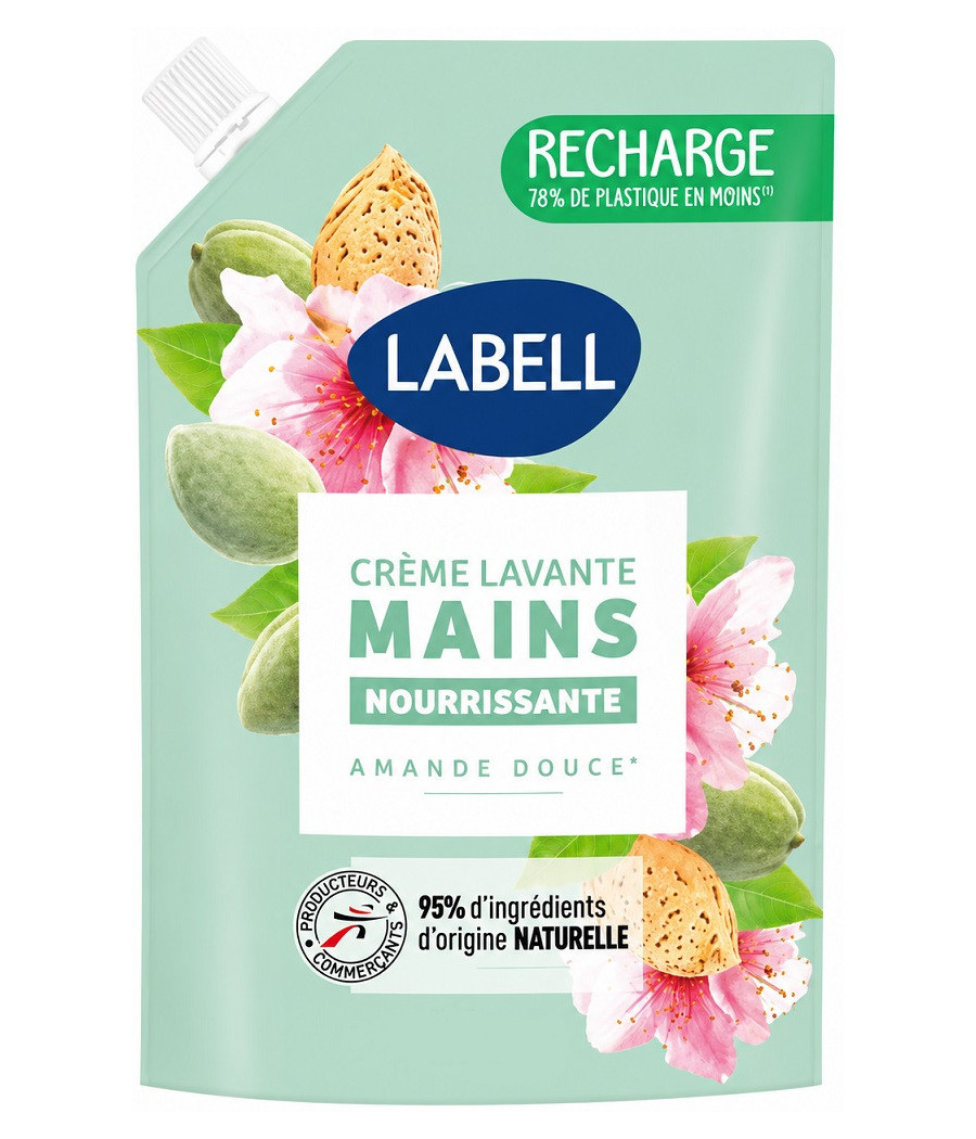 CRÈME LAVANTE MAINS LABELL AMANDE DOUCE 500ML