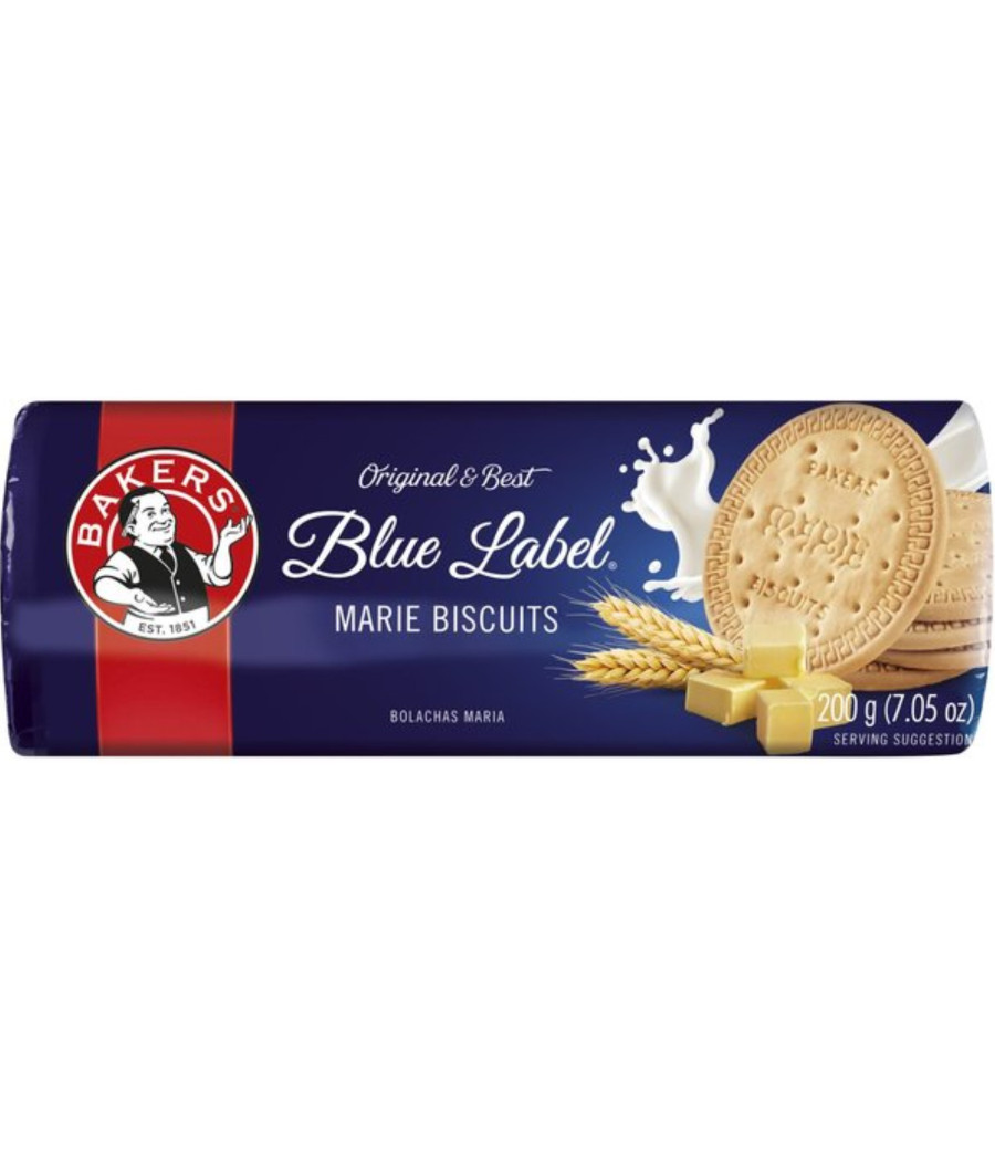 BISCUITS BLUE LABEL MARIE BAKERS 200G
