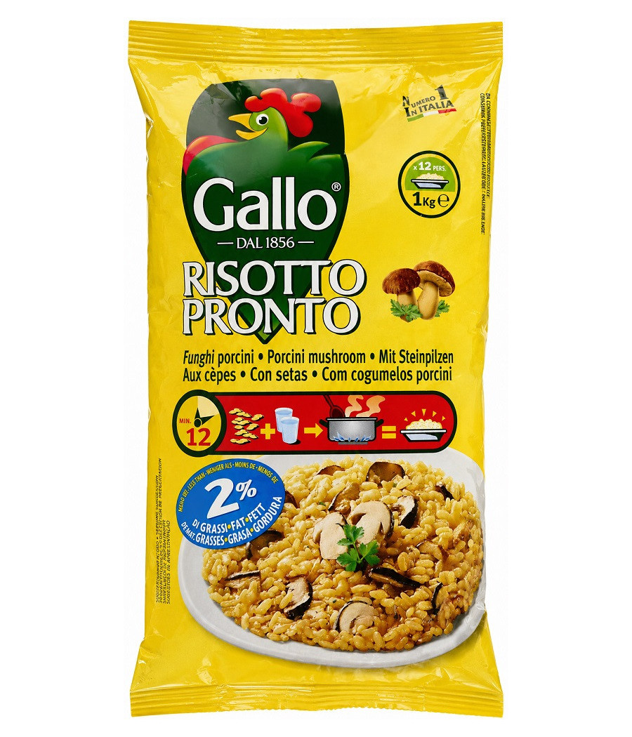RISOTTO GALLO RISOTTO PRONTO CHAMPIGNON 1 KG