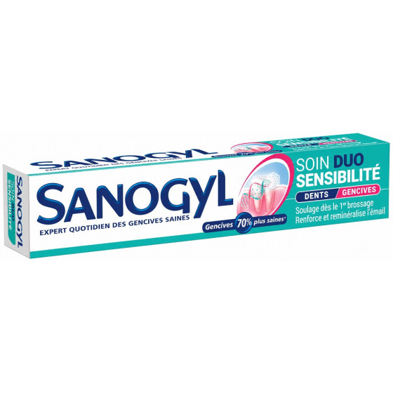 DENTIFRICE SANOGYL SOIN DUO SENSIBILITÉ 75ML