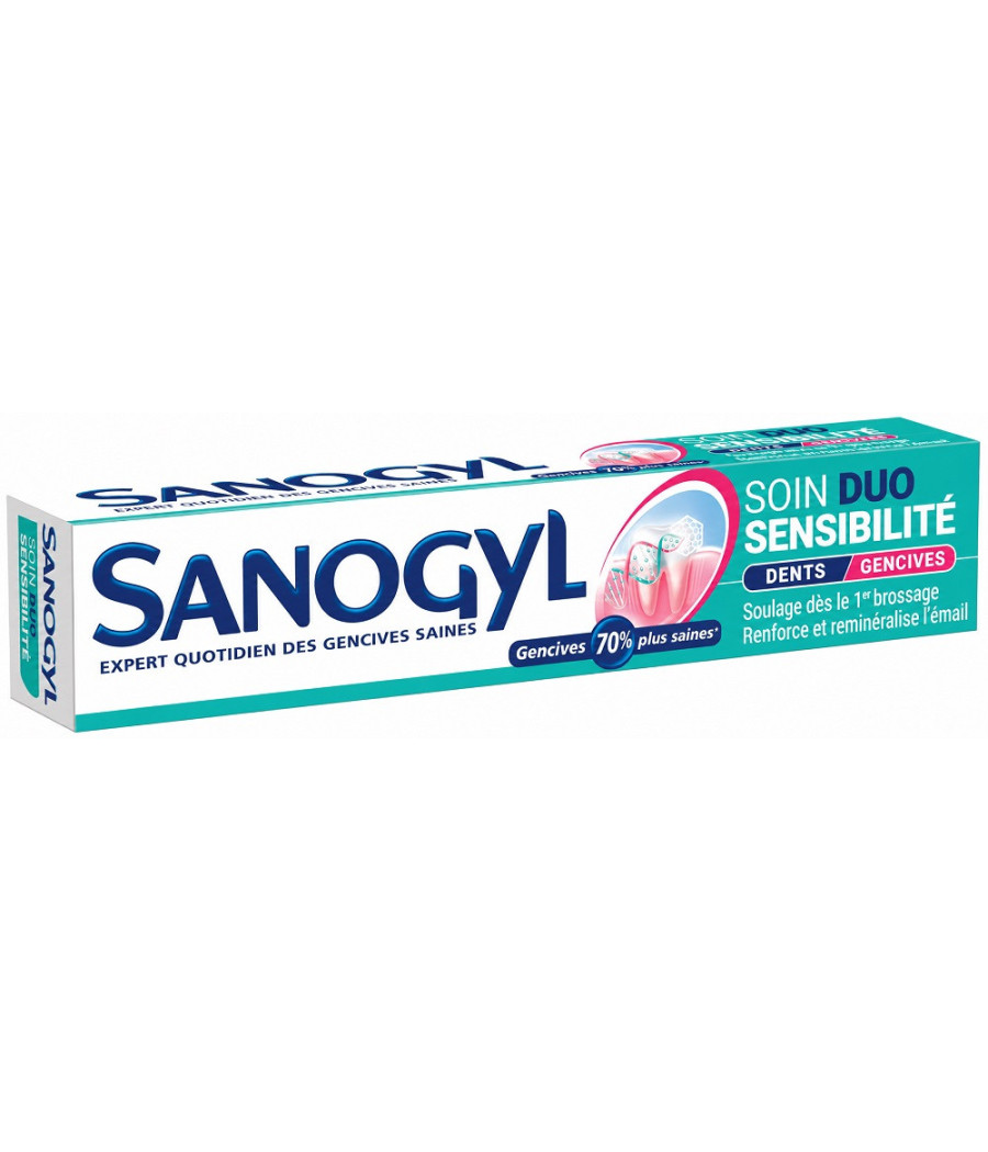 DENTIFRICE SANOGYL SOIN DUO SENSIBILITÉ 75ML