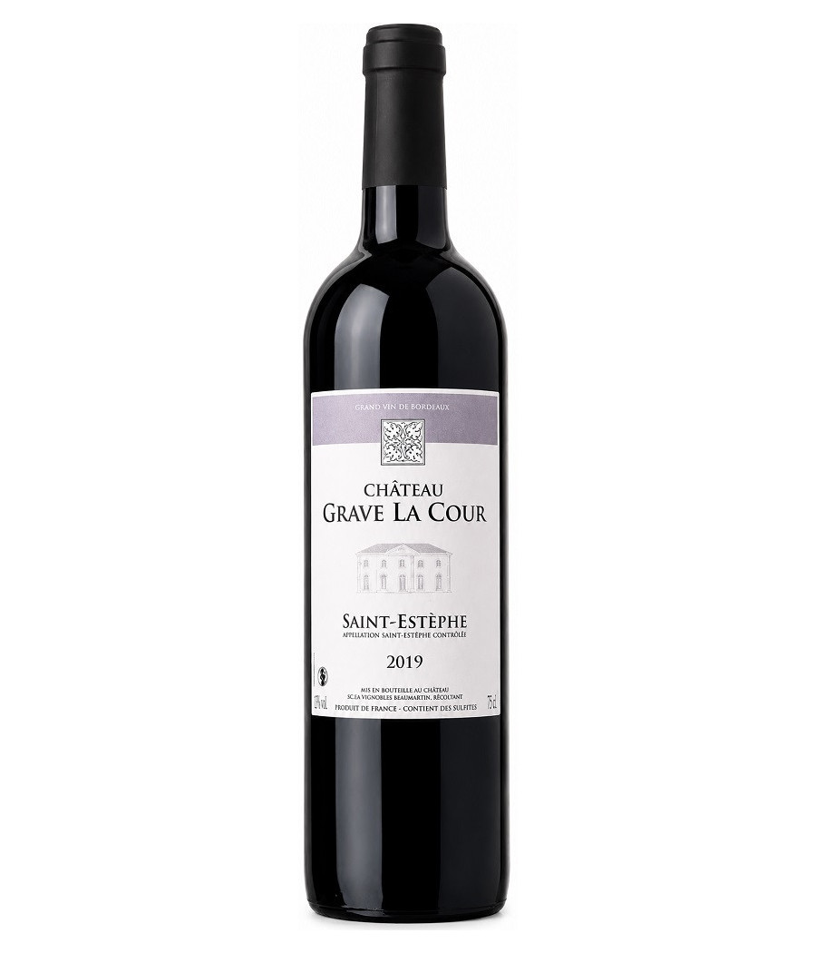 BOUTEILLE DE VIN CHÂTEAU GRAVE LA COUR SAINT ESTÈPHE 2019 75CL