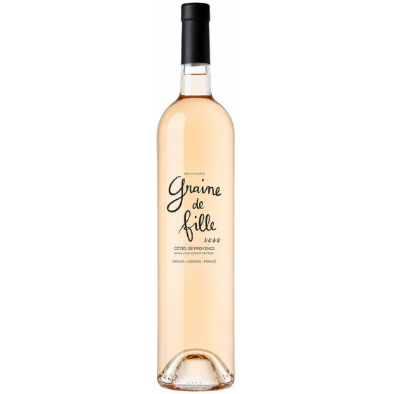 BOUTEILLE DE VIN ROSÉ GRAINE DE FILLE CÔTES DE PROVENCE 75CL