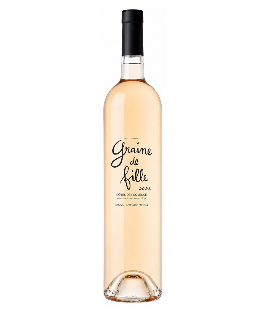 BOUTEILLE DE VIN ROSÉ GRAINE DE FILLE CÔTES DE PROVENCE 75CL