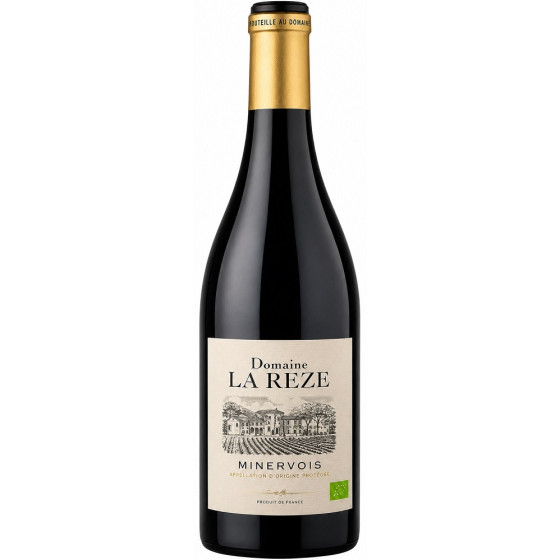 BOUTEILLE DE VIN DOMAINE LA REZE MINERVOIS 75CL