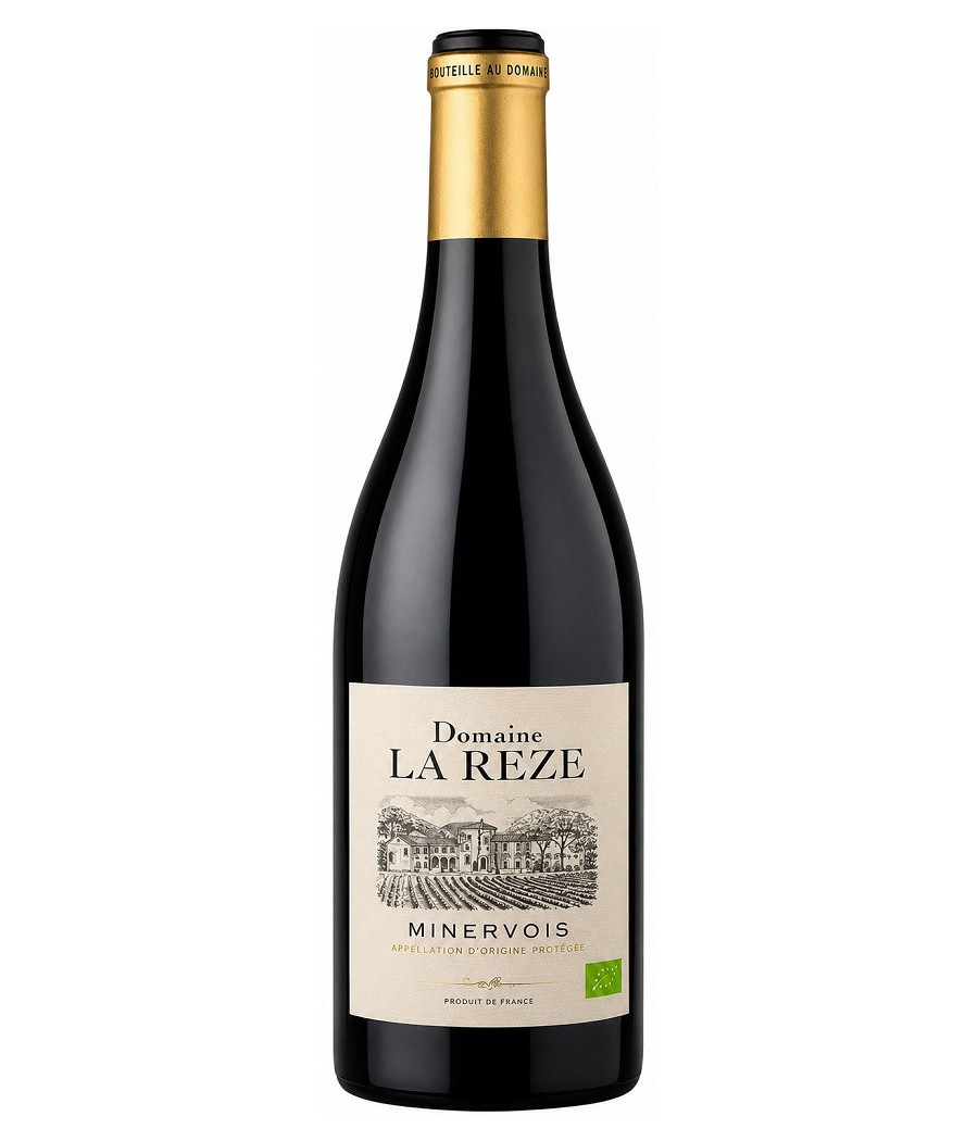 BOUTEILLE DE VIN DOMAINE LA REZE MINERVOIS 75CL