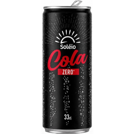 CANETTE SOLÉIO COLA ZERO 33CL