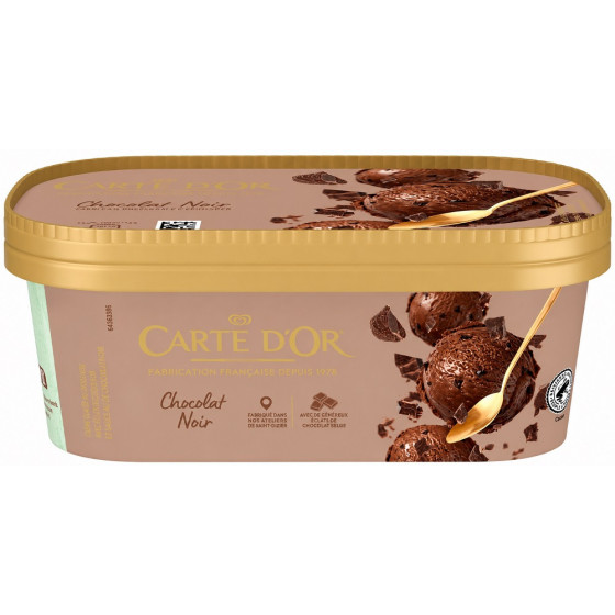 GLÂCE CARTE D'OR CHOCOLAT NOIR 900ML