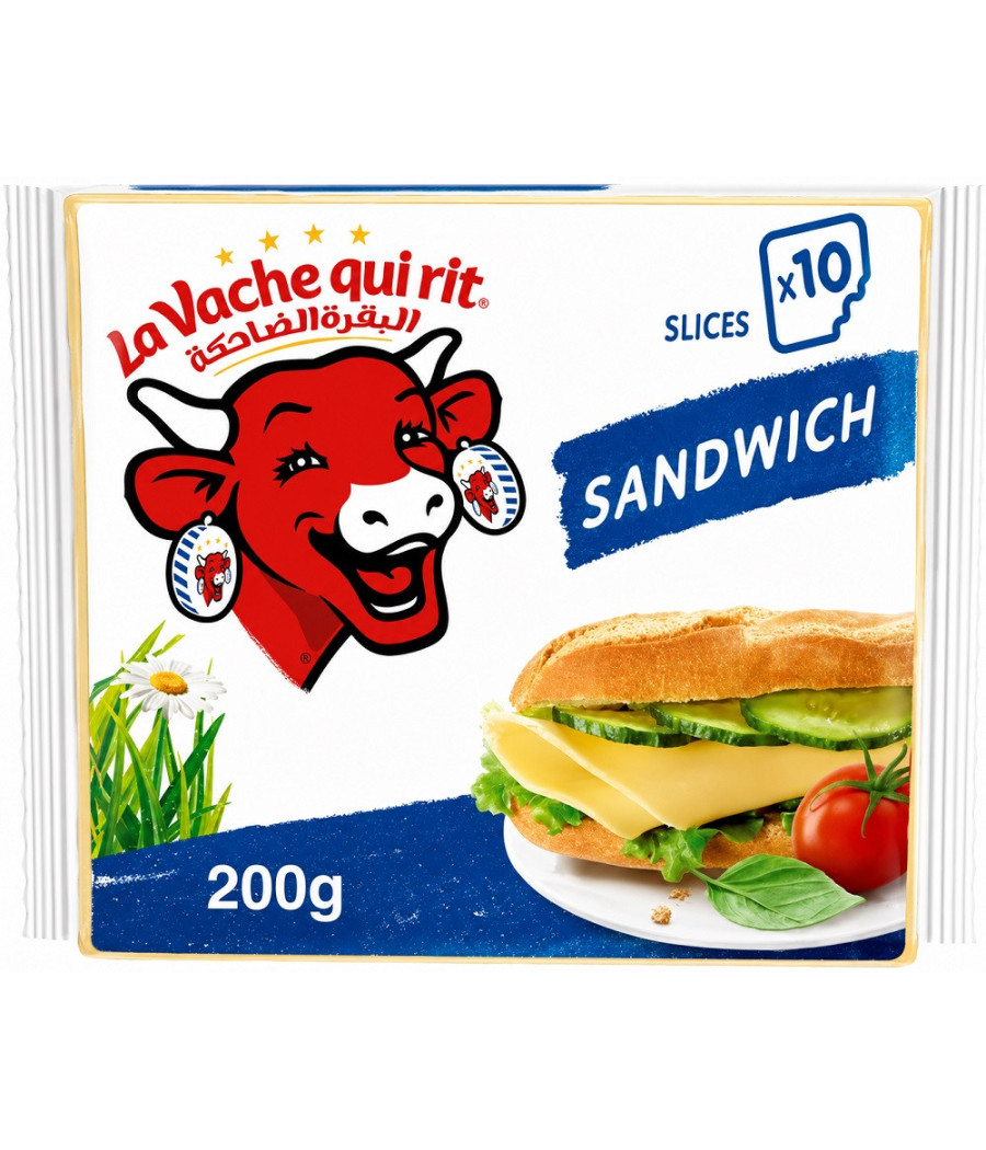 FROMAGES TRANCHES VACHE QUI RIT SLICE SANDWICH ORIGINAL 200G
