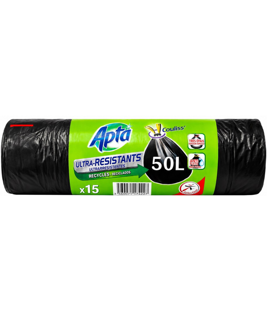 SAC POUBELLE APTA ULTRA RÉSISTANT X15 50L