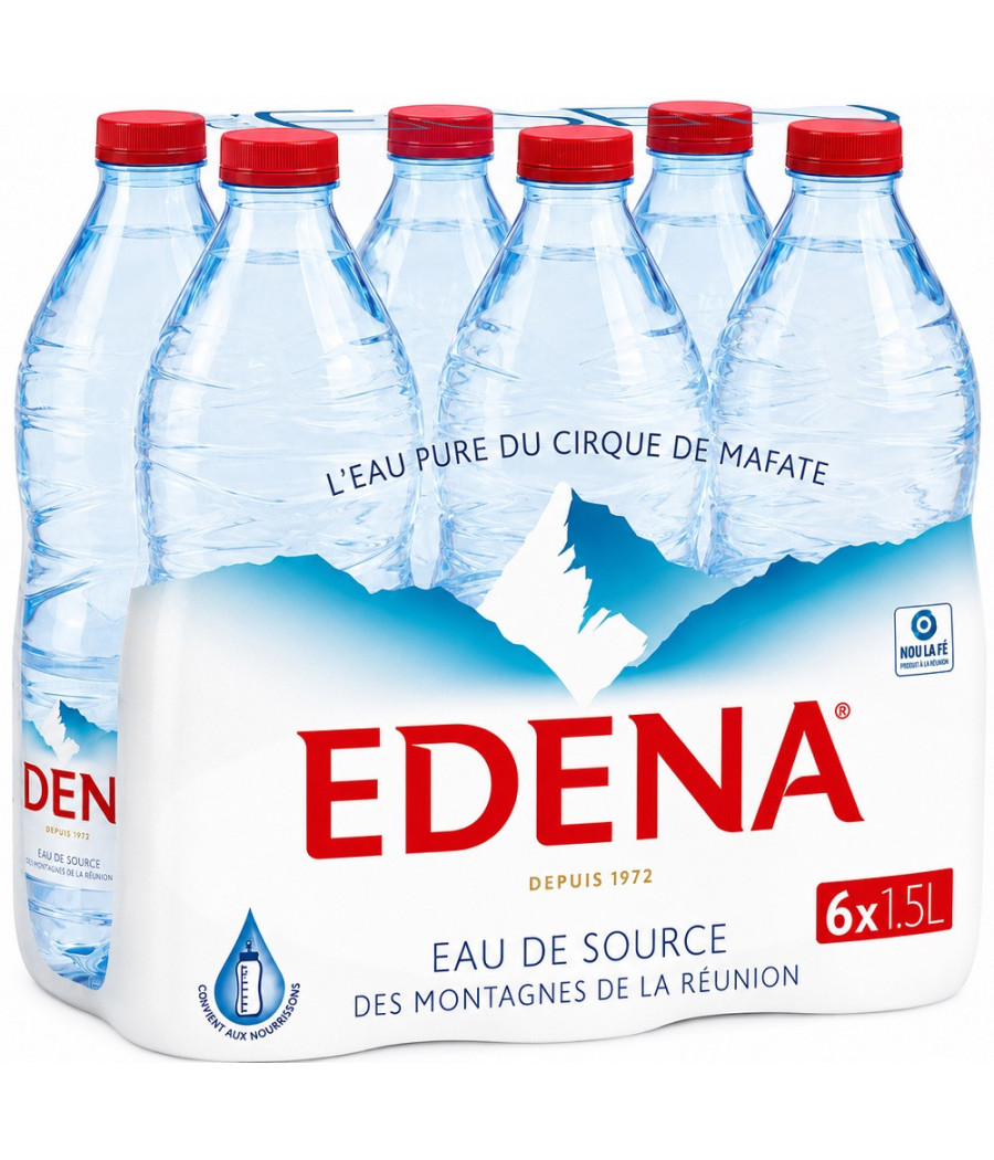 EAU DE SOURCE EDENA 6 X 1.5L