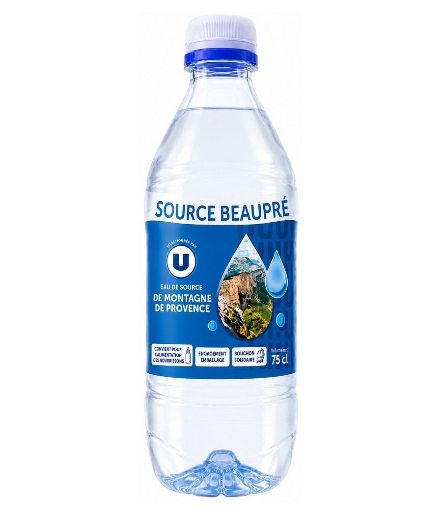 EAU DE SOURCE MONTAGNE DE PROVENCE 75CL