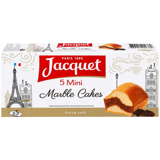 GÂTEAUX JACQUET MINI MARBRÉ X5 135G