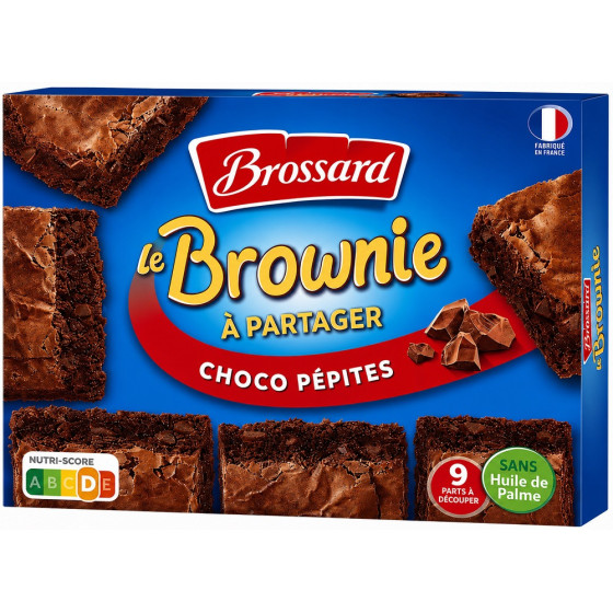 BROWNIE BROSSARD PÉPITE DE CHOCOLAT 285G